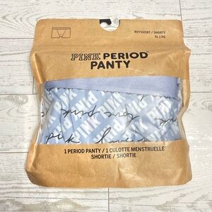 Victorias Secret Pink Period Panty Boyshort XL